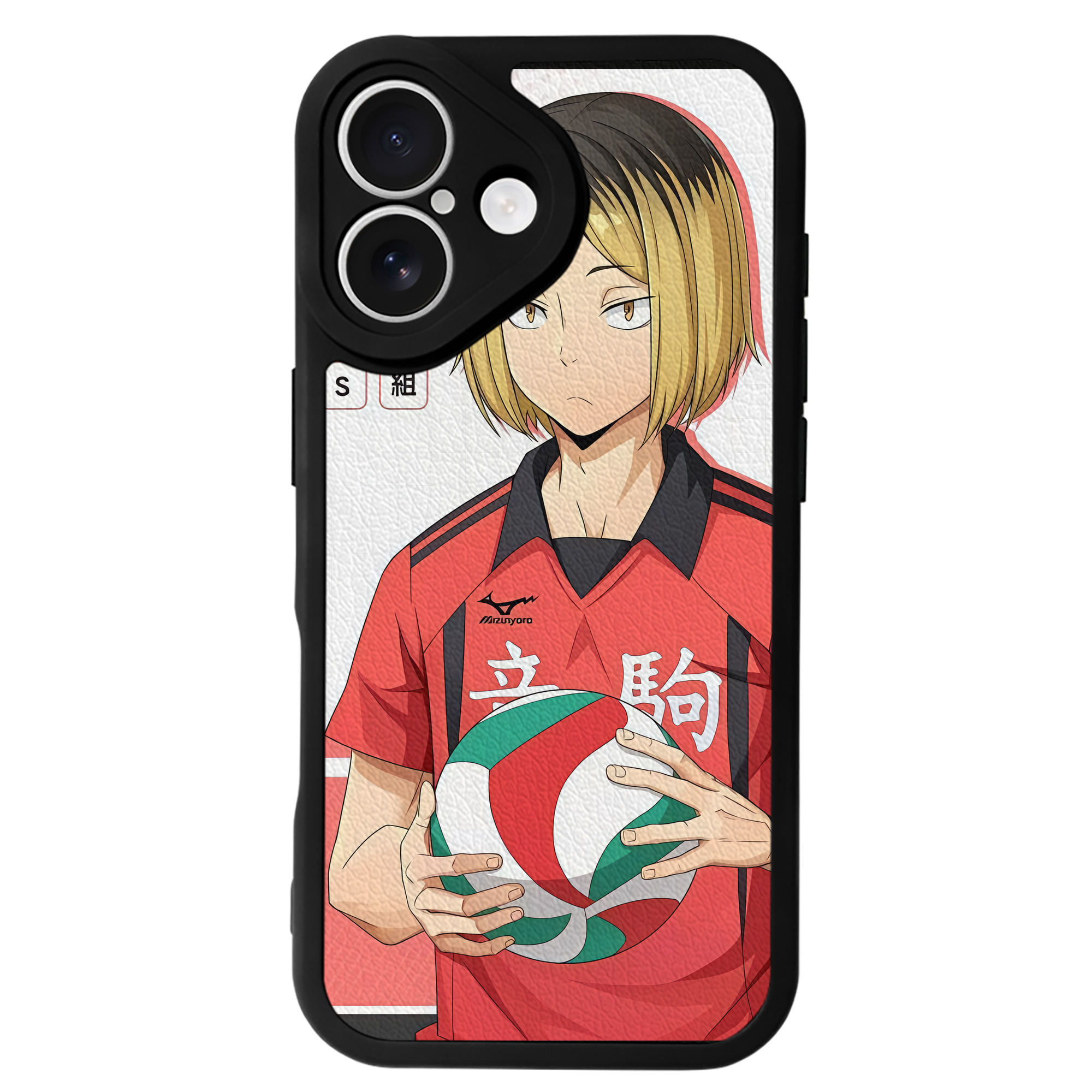 （画像用） ハイキュー!! Haikyu!! 【iPhone 16シリーズ対応】シリコンスマホケース（レザー調） 材質：シリコン